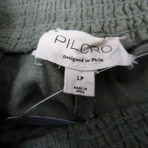 NEW PILCRO Womens The Izzie Relaxed Pull-On Wide Leg Pants Size SP Holly Green - Picture 11 of 13